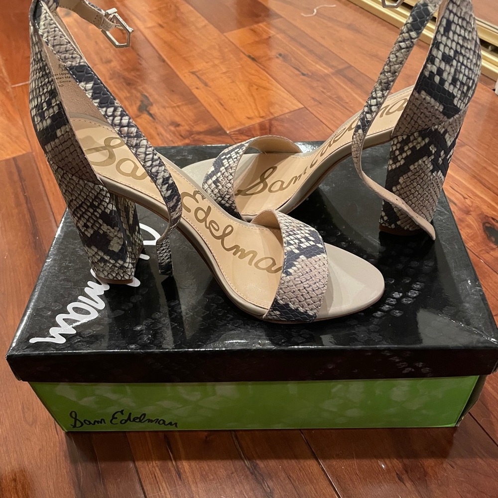 Sam Edelman snakeskin sandals